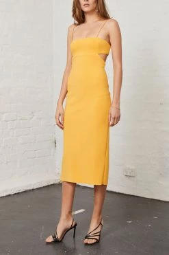 Bec And Bridge Elle Cut Out Midi Dress Mango