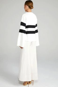 Shona Joy Belmondo Bell Sleeve Crew Neck Knit