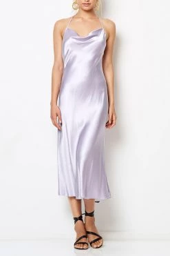 Bec And Bridge Disco Dancer Midi Dress Lilac