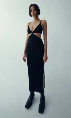 Bec And Bridge Selene V Maxi Dress Black 14 Bec And Bridge Selene V Maxi Dress Black