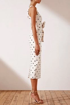 Shona Joy Fleur One Shoulder Fitted Midi Dress Spot 10 Shona Joy Fleur One Shoulder Fitted Midi Dress Spot