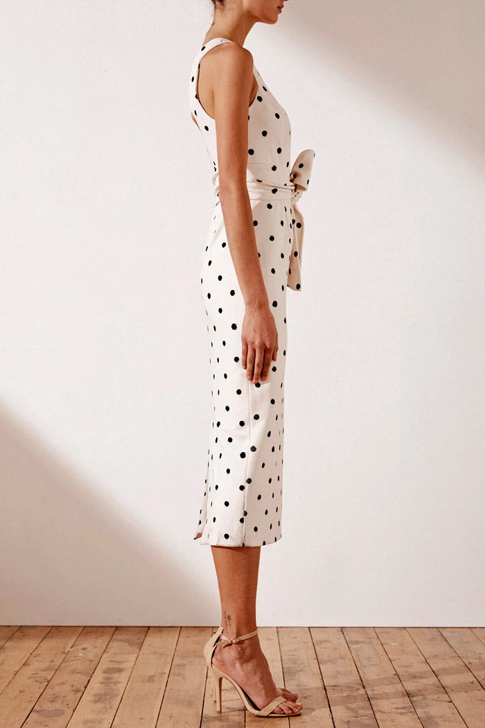 Shona Joy Fleur One Shoulder Fitted Midi Dress Spot 6 Shona Joy Fleur One Shoulder Fitted Midi Dress Spot