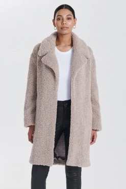 Ena Pelly Longline Teddy Jacket