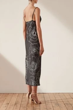 Shona Joy Lucca Bias Slip Midi Dress