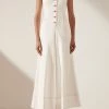 Shona Joy Cortona Flared Jumpsuit Ivory 2 Shona Joy Cortona Flared Jumpsuit Ivory