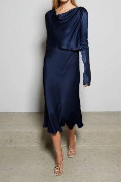 Bec And Bridge Sylvie Midi Skirt Ink