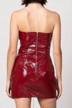 Bec And Bridge Disco Inferno Mini Dress Burgundy