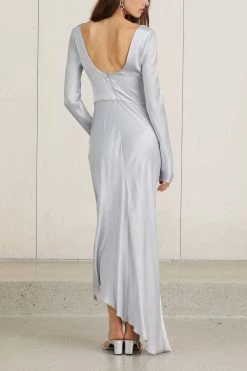 Bec And Bridge Caroline Midi Dress Silver